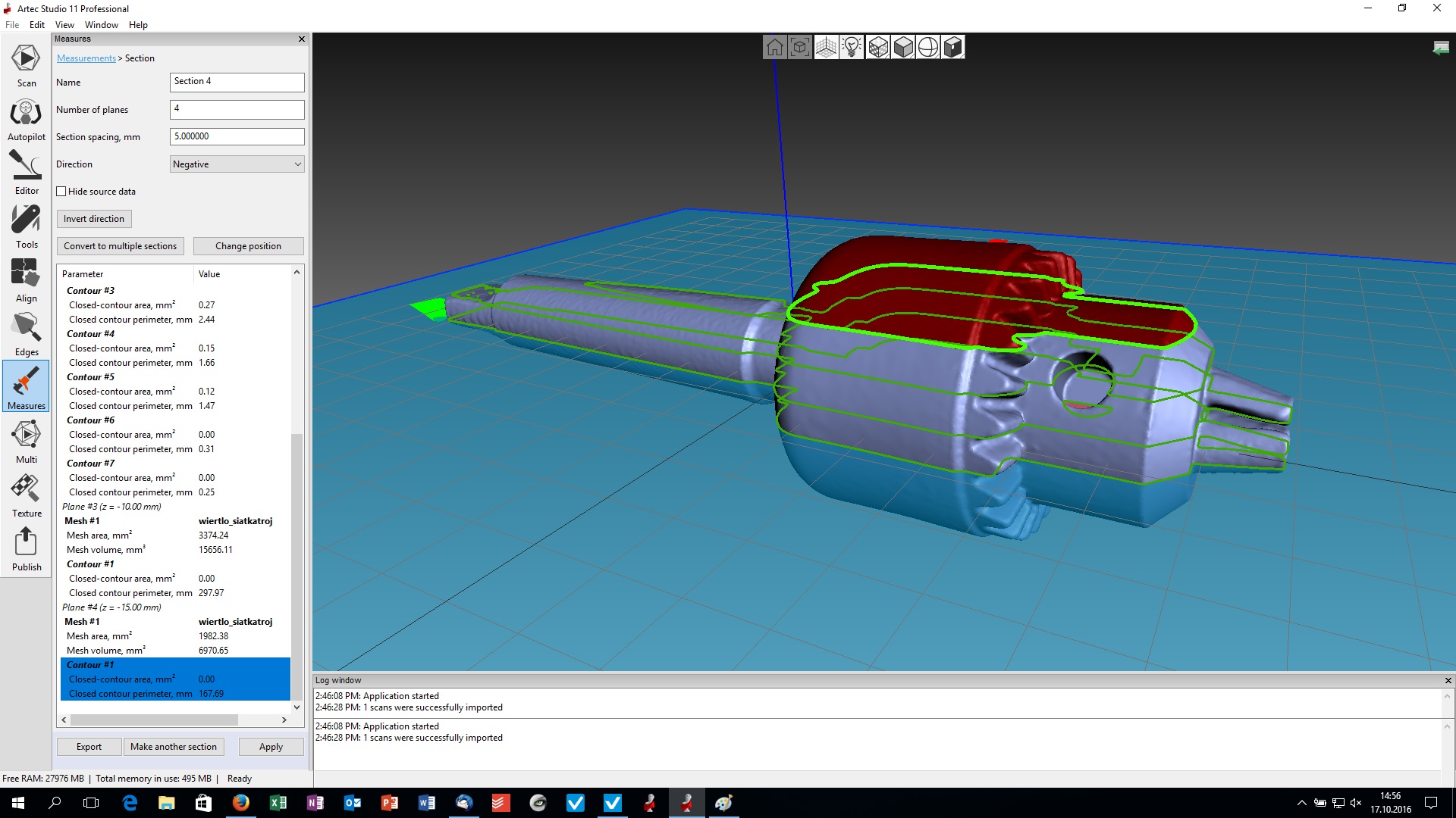 pomiary 3d, dokumentacja technicza